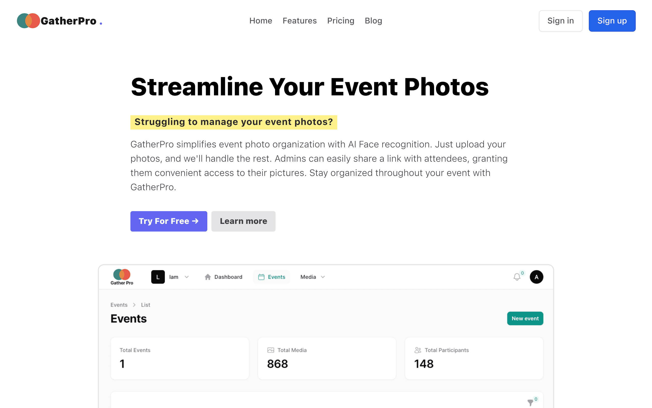 Gatherpro.events