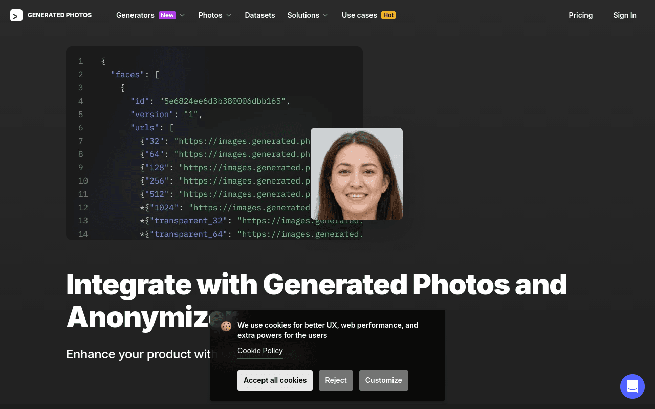 Generated.Photos Api