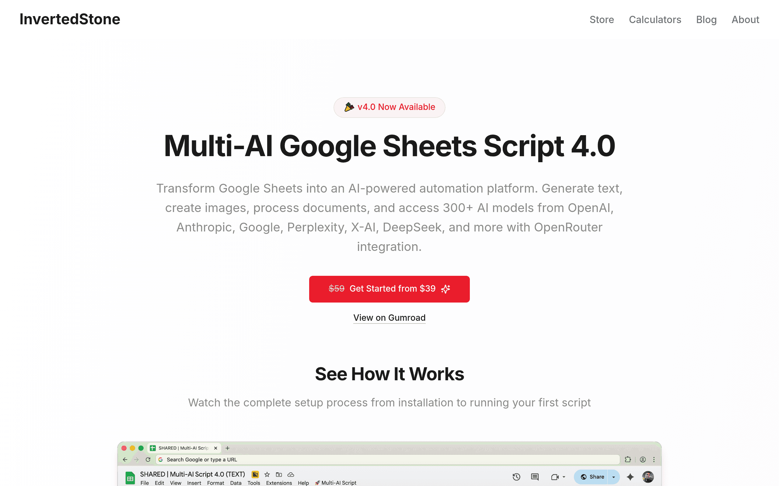 Google Sheets to OpenAI