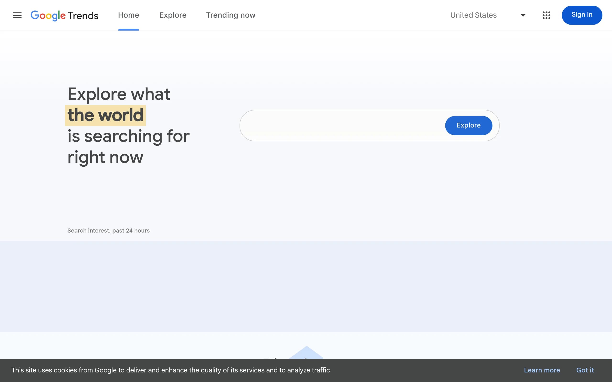 Google Trends AI