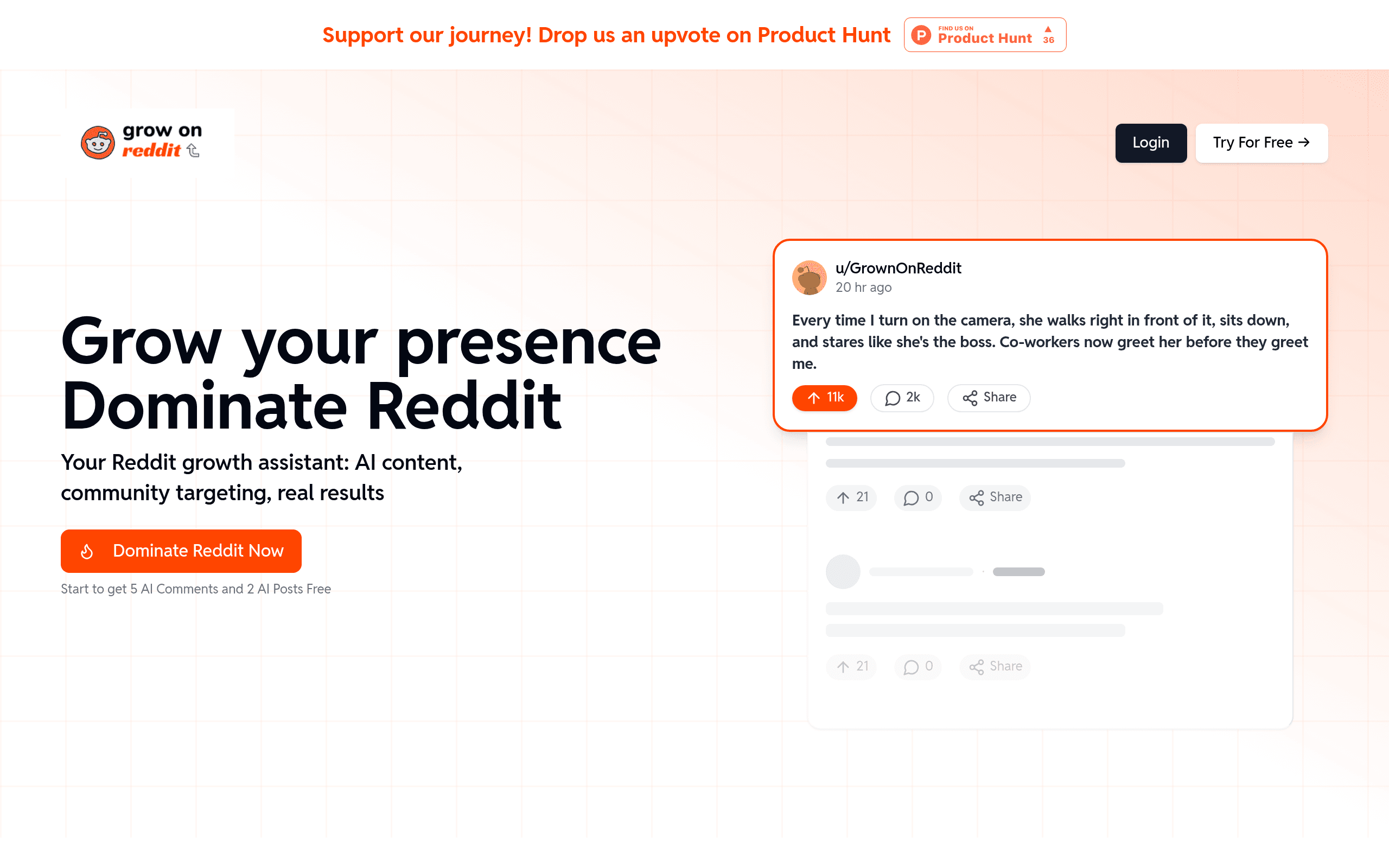 Grow On Reddit