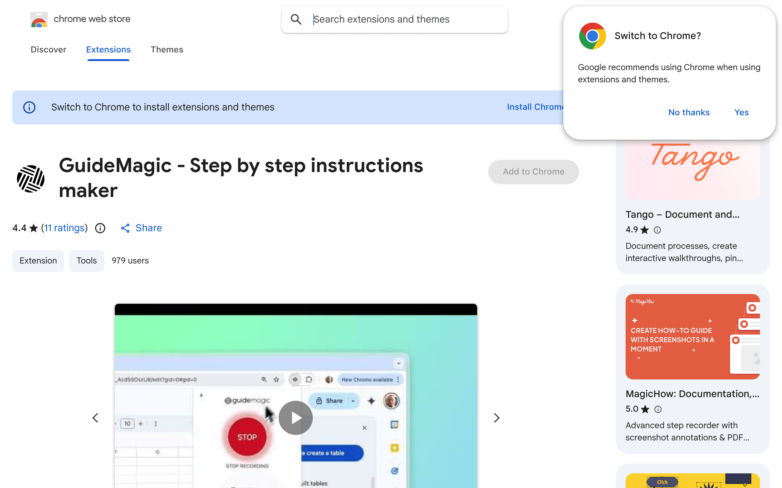 GuideMagic — создание пошаговых инструкций