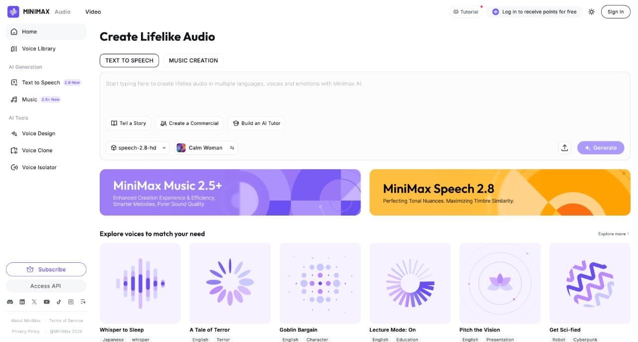 Hailuo AI Audio