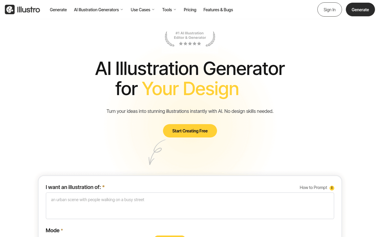 Illustro - AI Illustration Generator