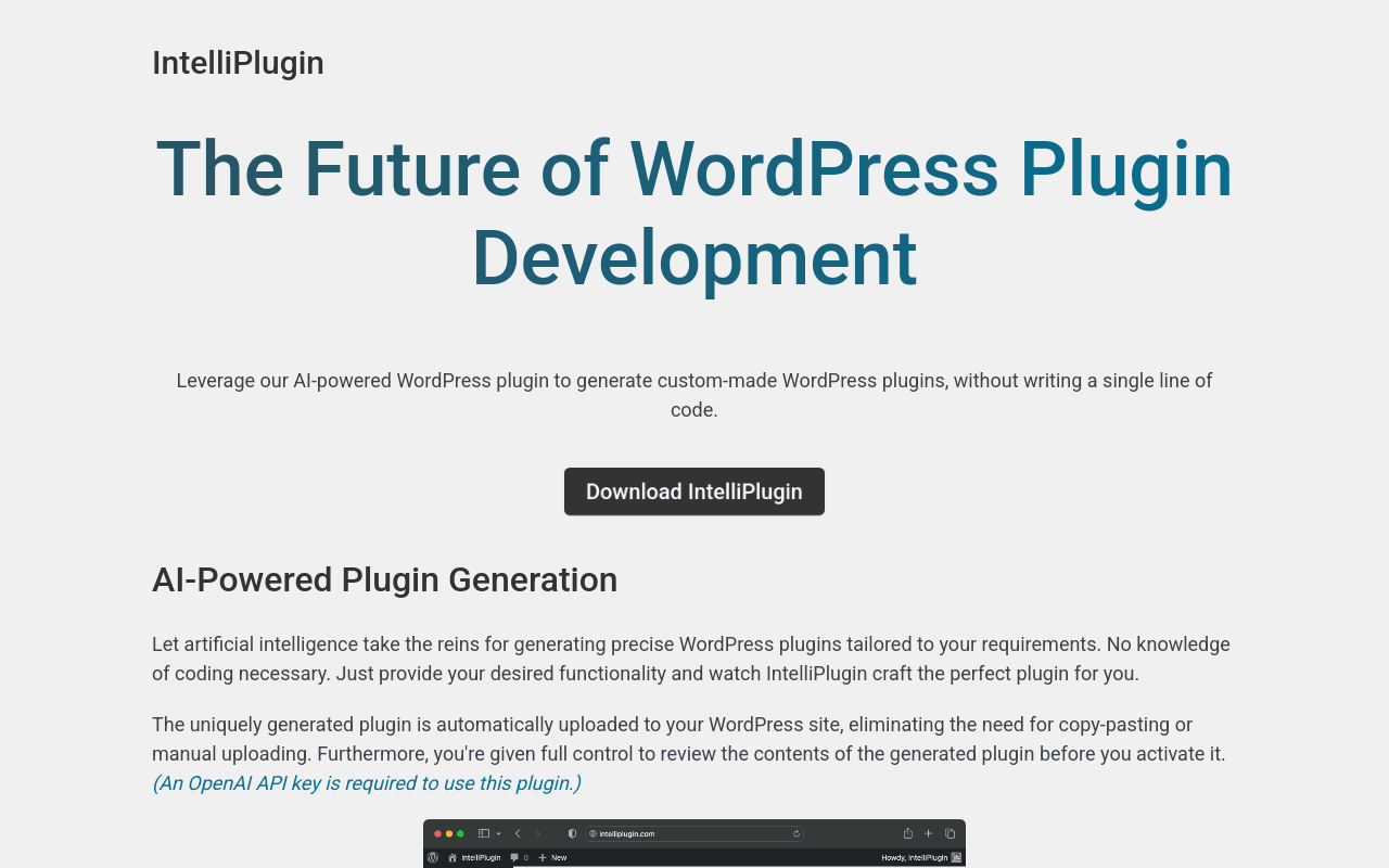 IntelliPlugin