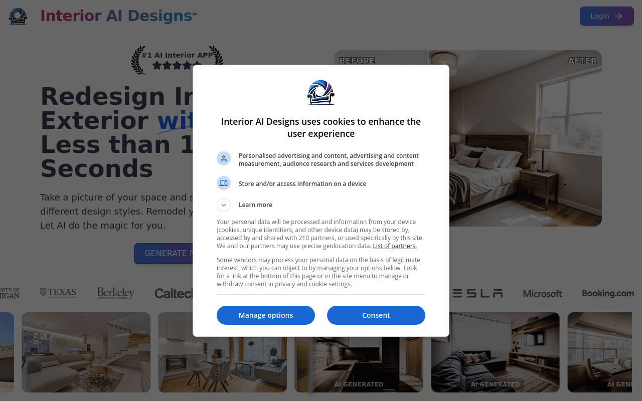 Interior AI designs