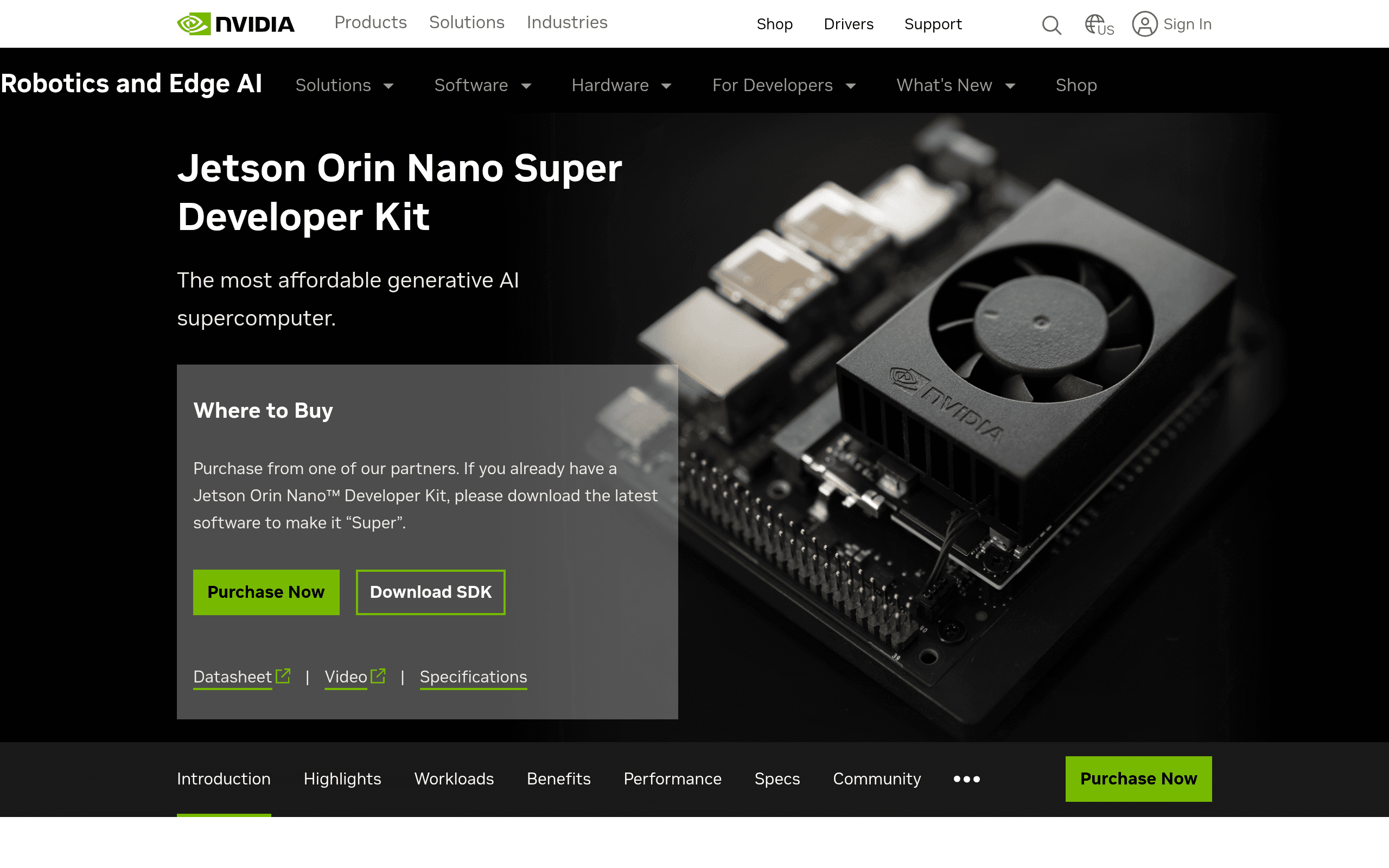 Jetson Orin Nano Super