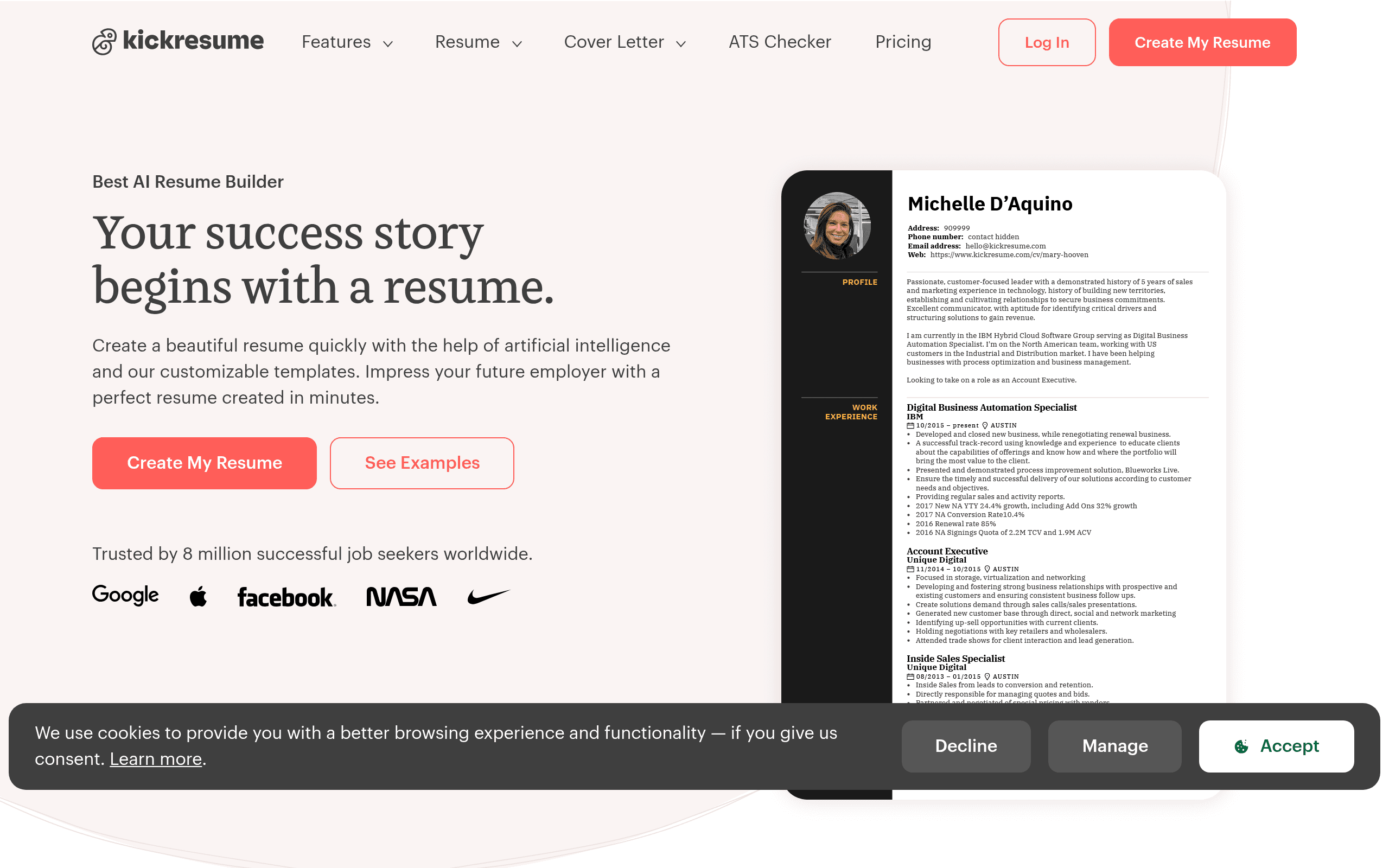 Kickresume