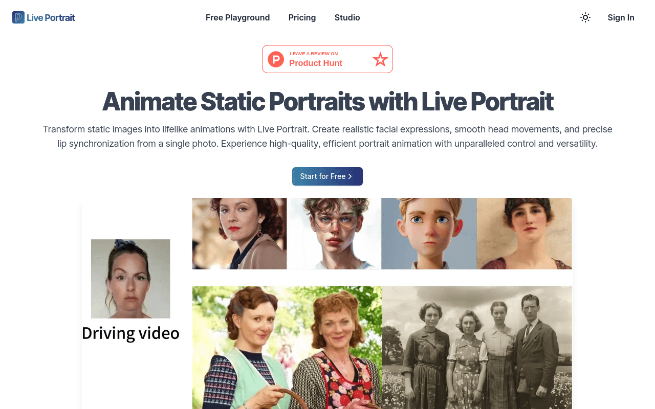Live Portrait
