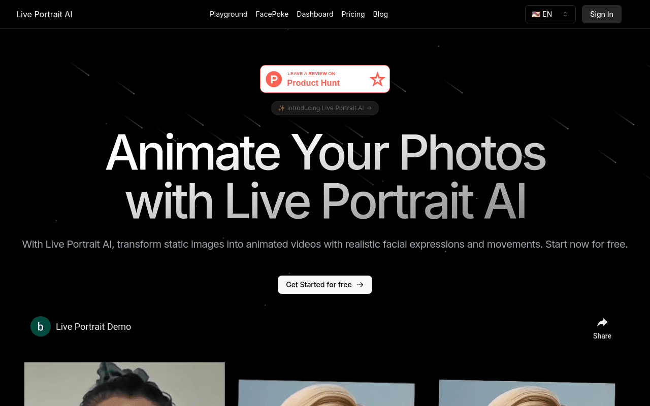 Live Portrait AI