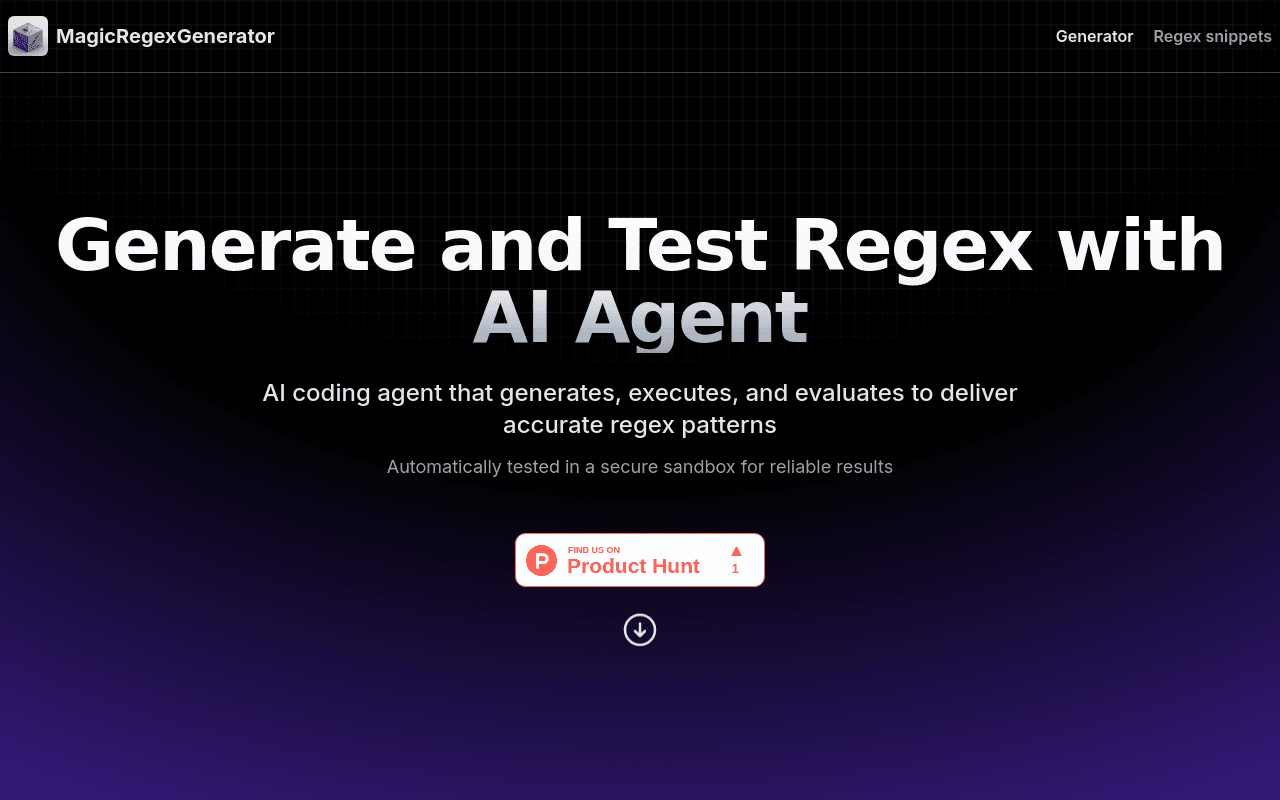 Magic Regex Generator