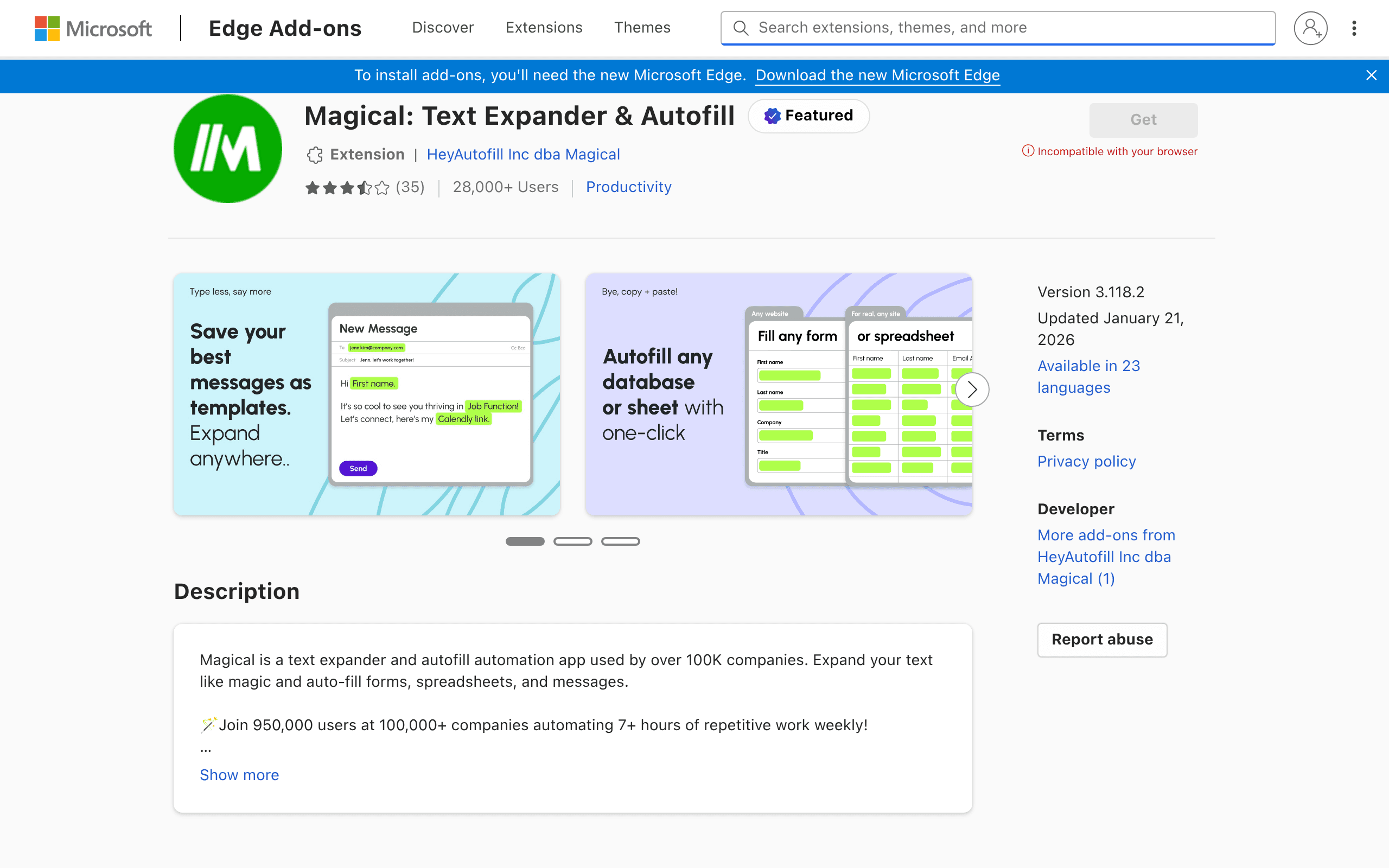 Magical: GPT4 AI Writer & Text Expander