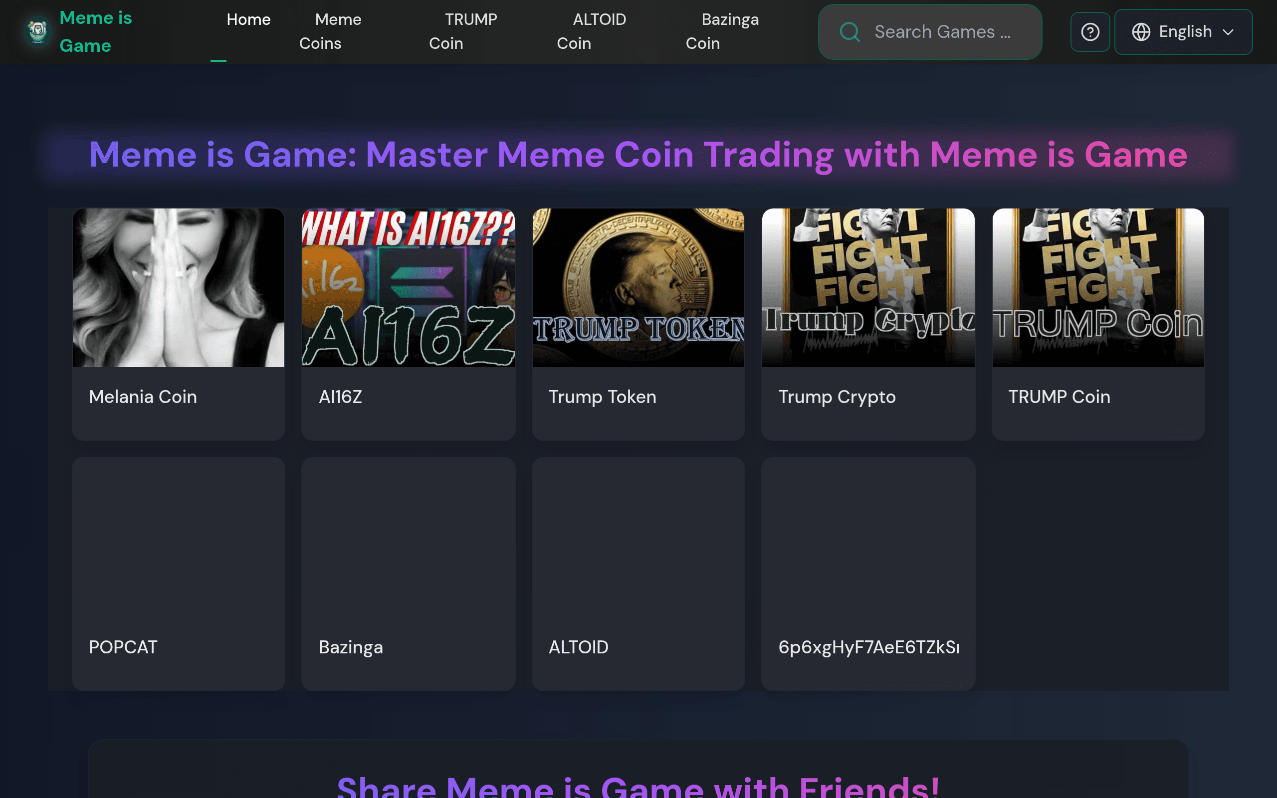 MEME is Game