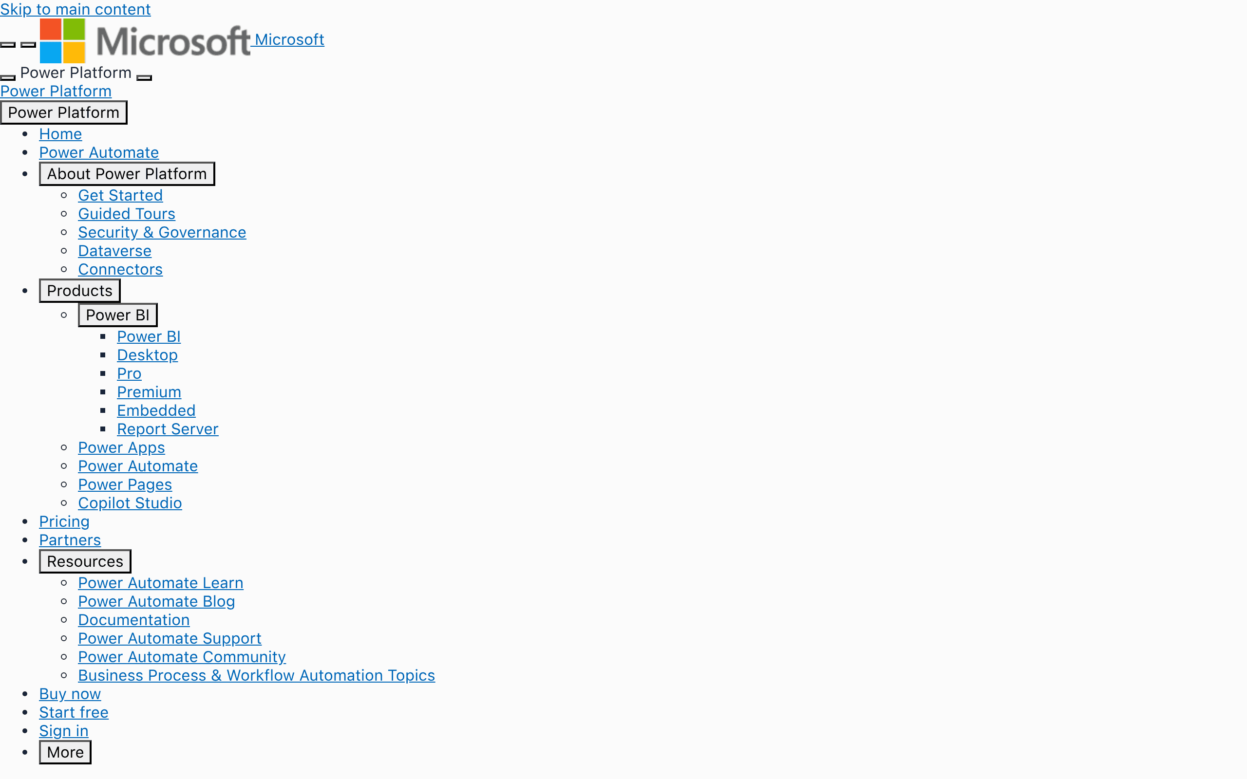Microsoft Power Automate
