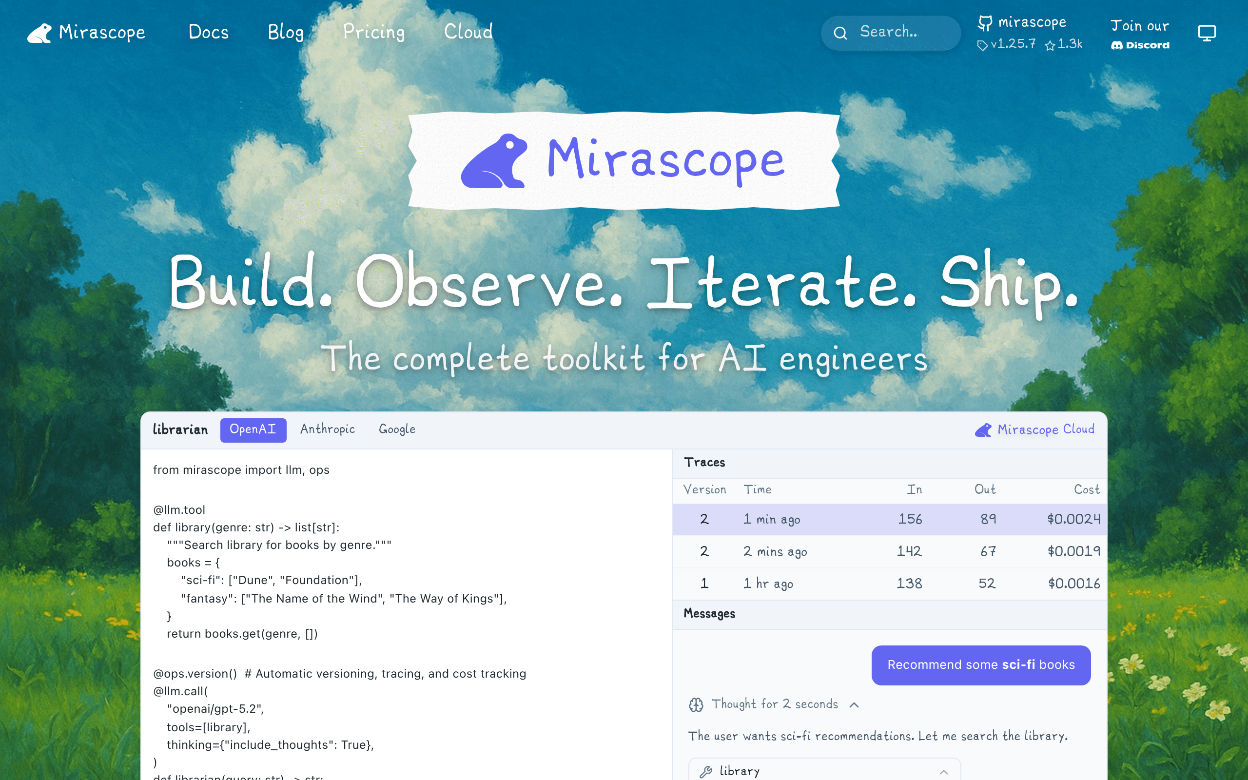 Mirascope