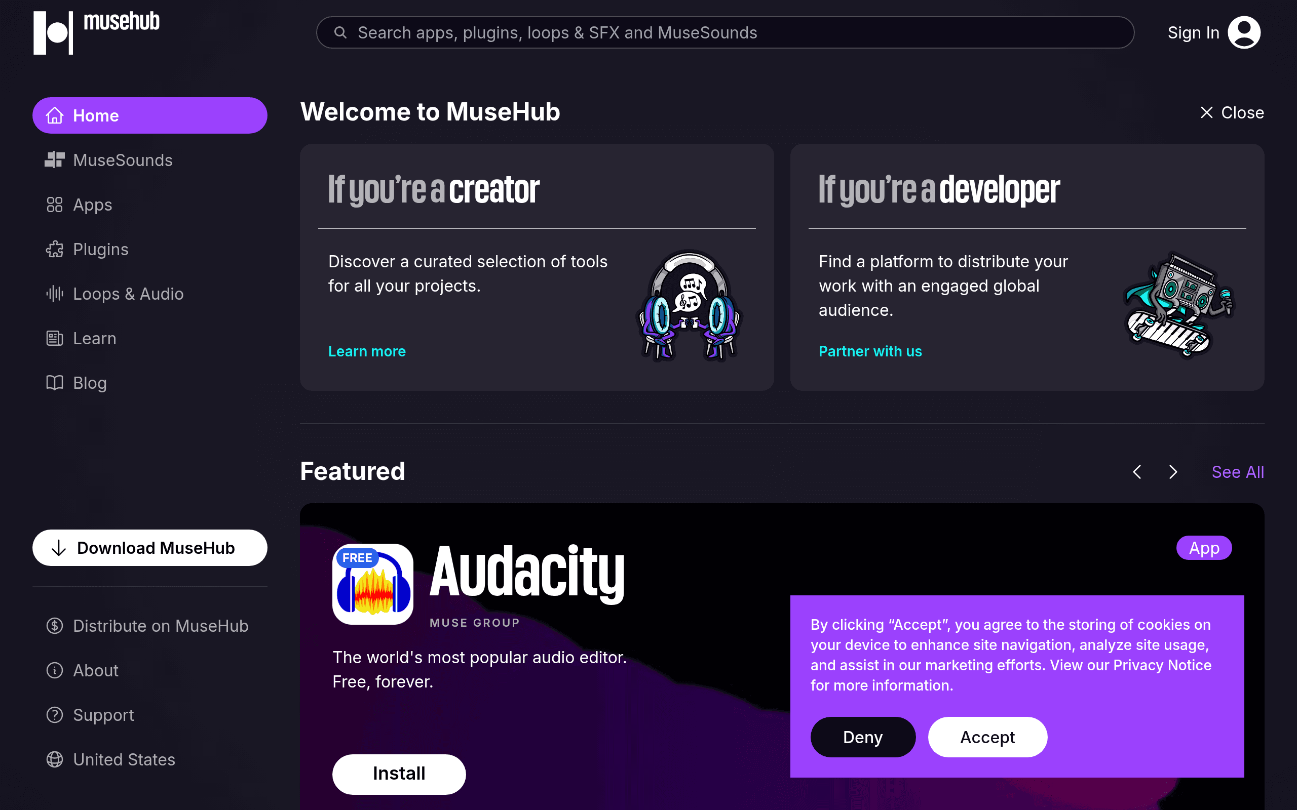 Muse Hub