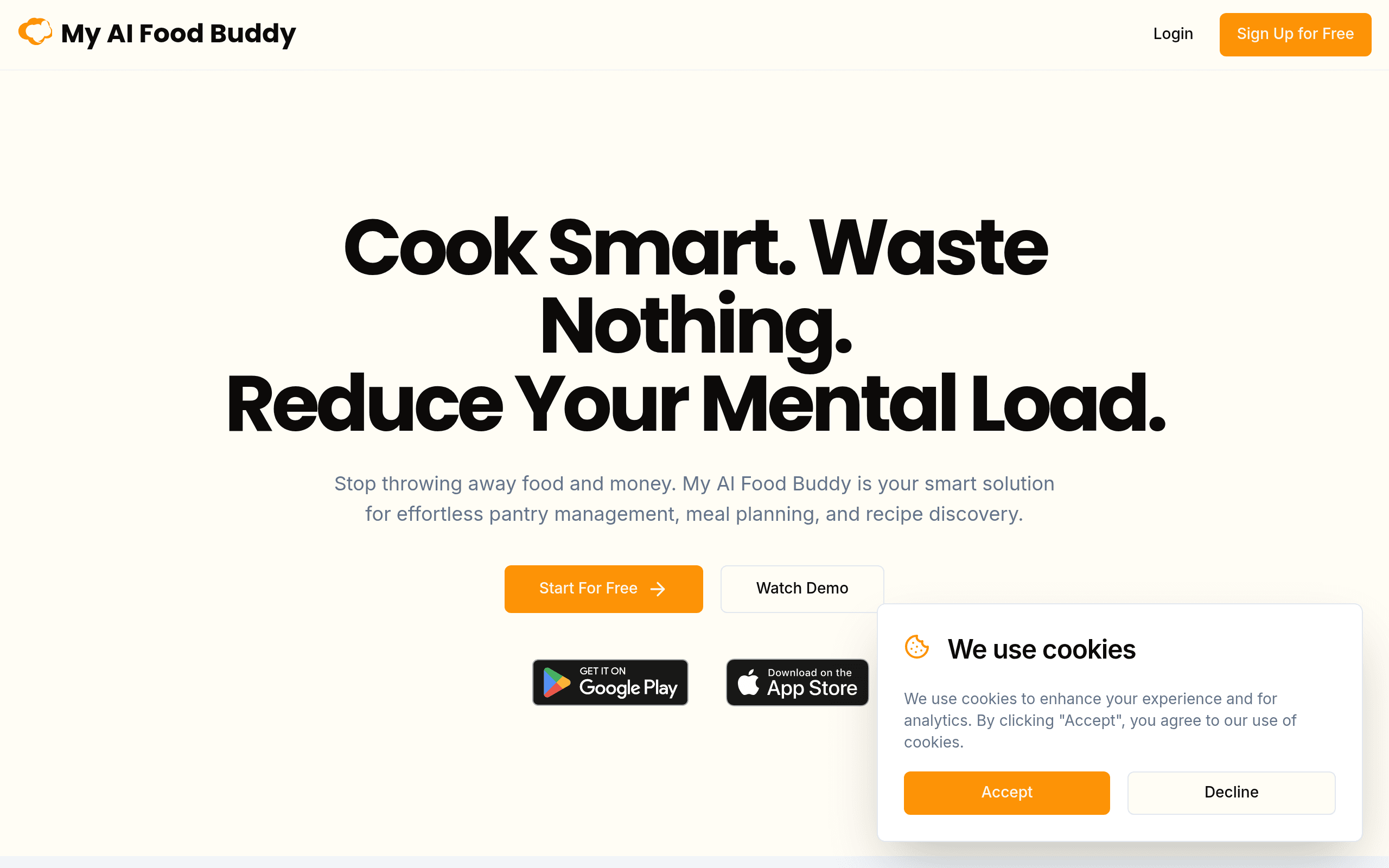 My AI Food Buddy