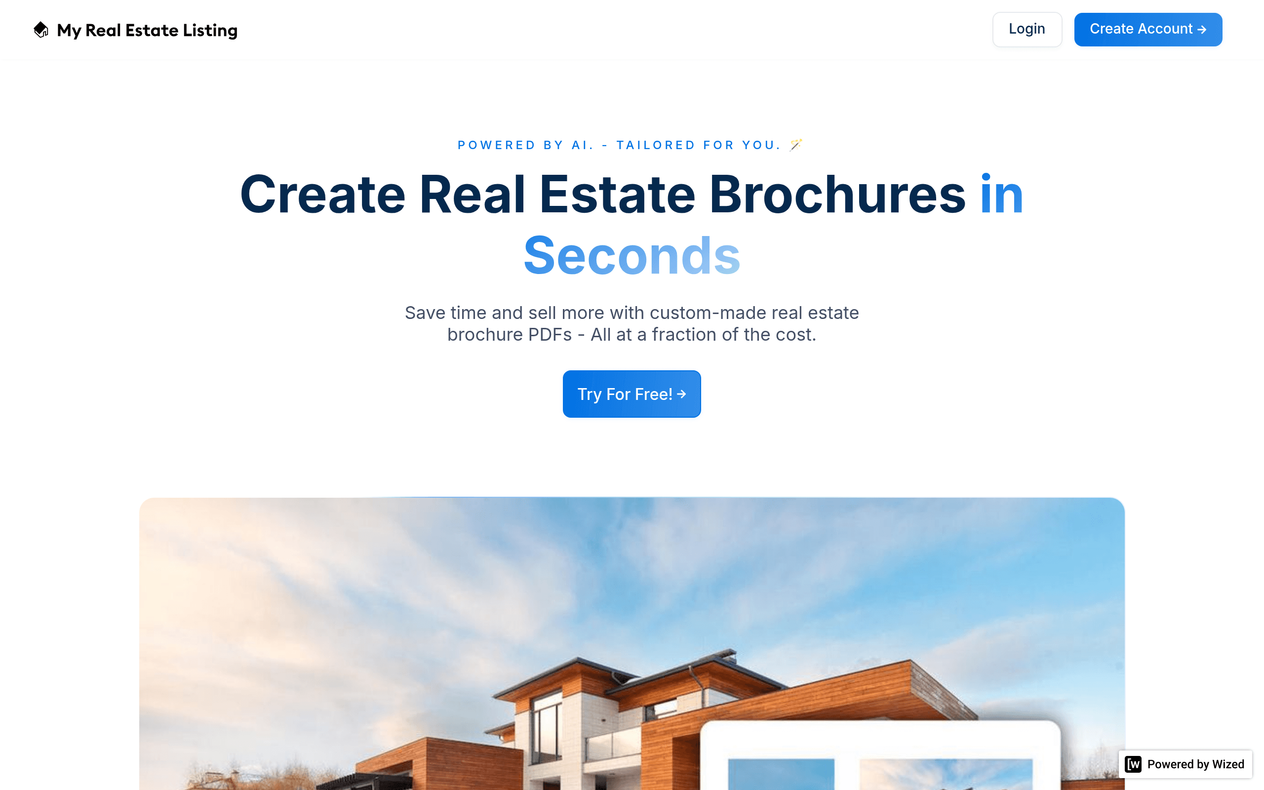My Real Estate Listing - AI
