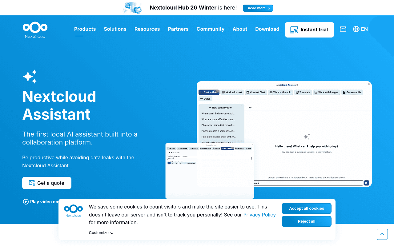 Nextcloud Assistant