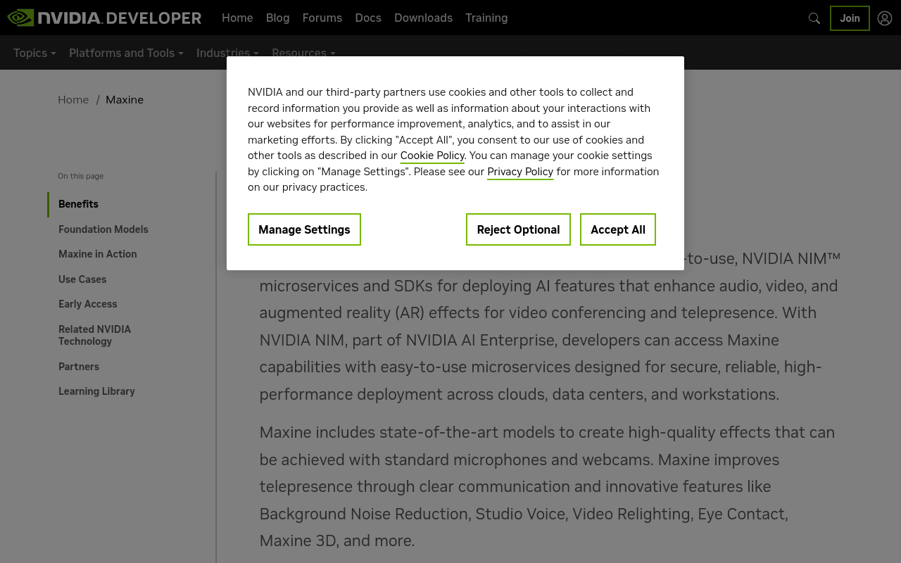 NVIDIA Maxine