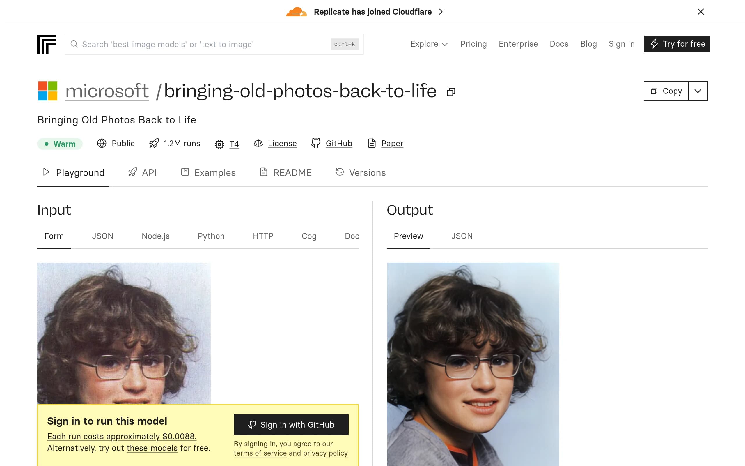 Old Photo Restoration