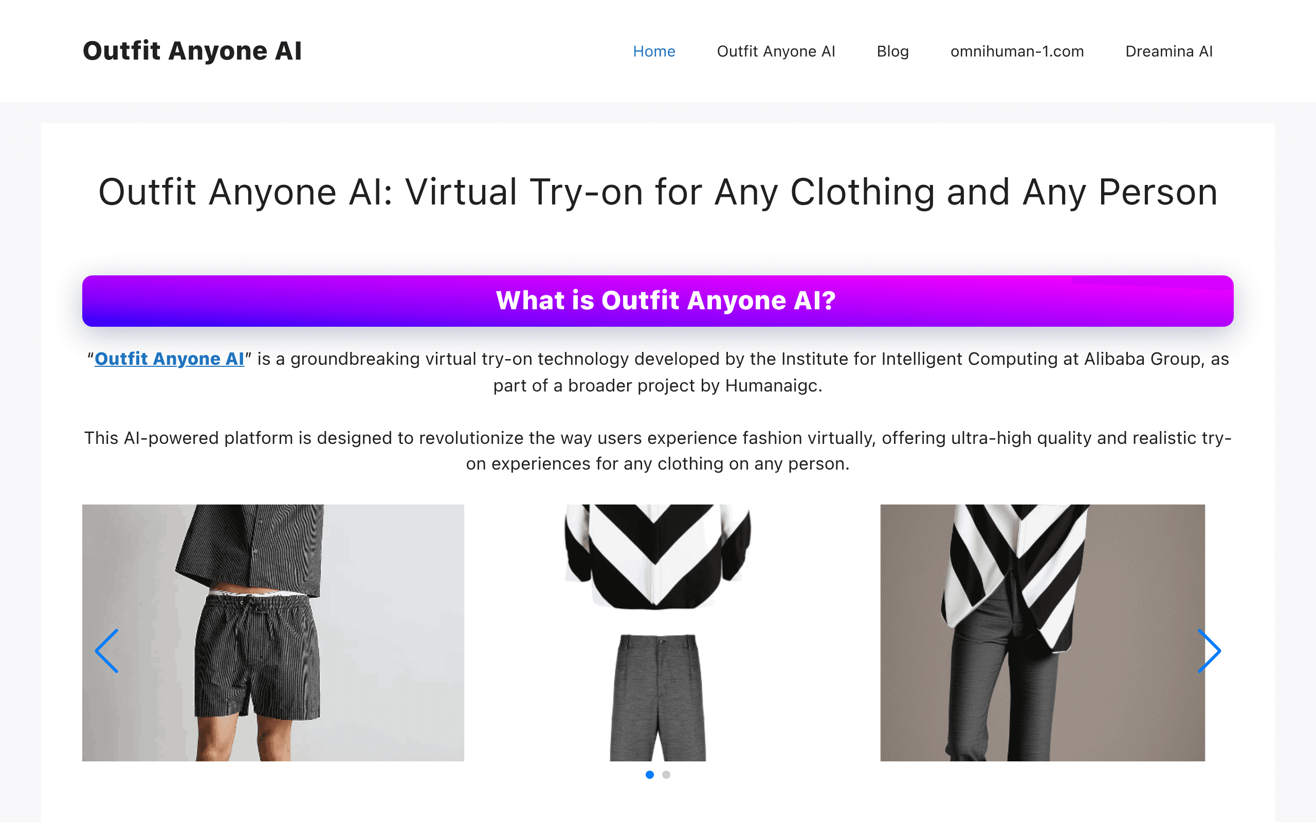 Outfit Anyone AI