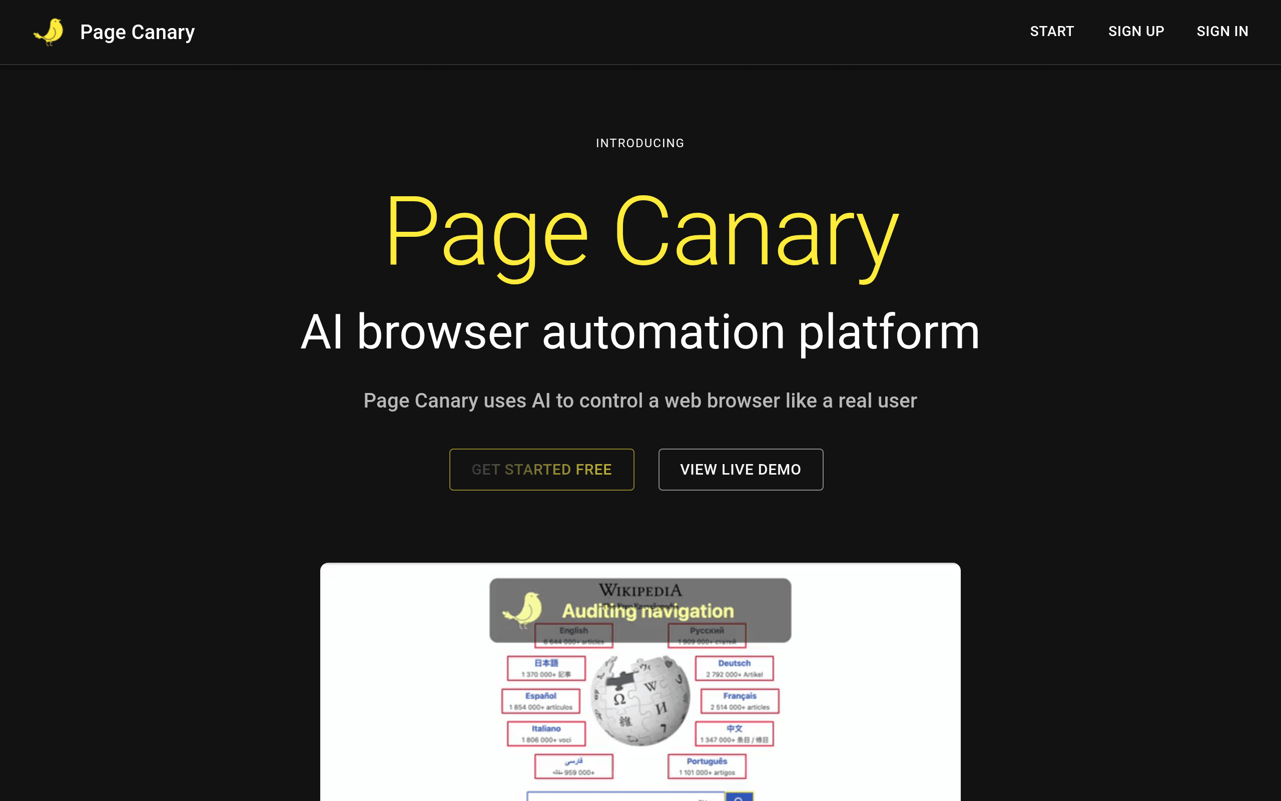 Page Canary