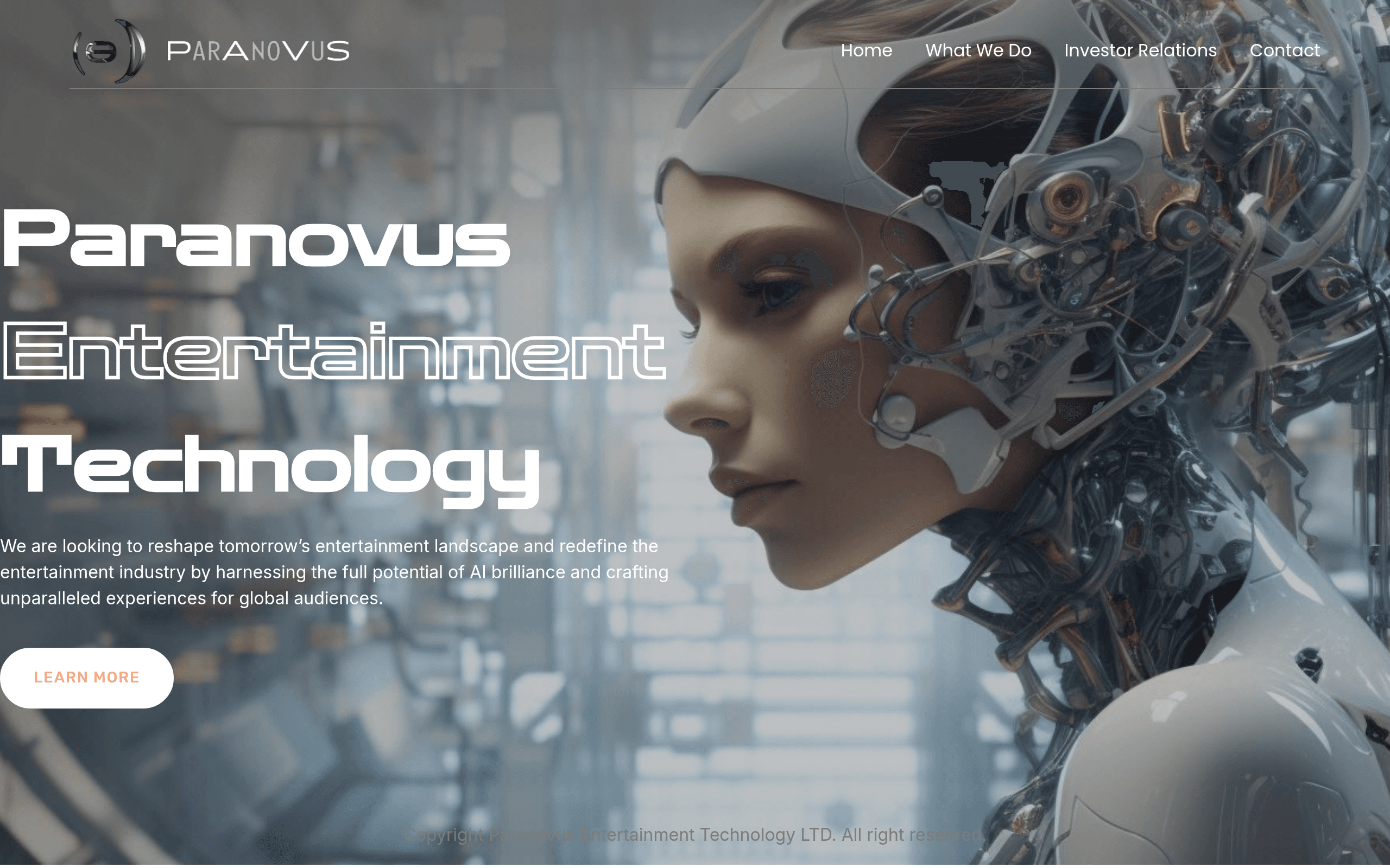 Paranovus Entertainment Technology