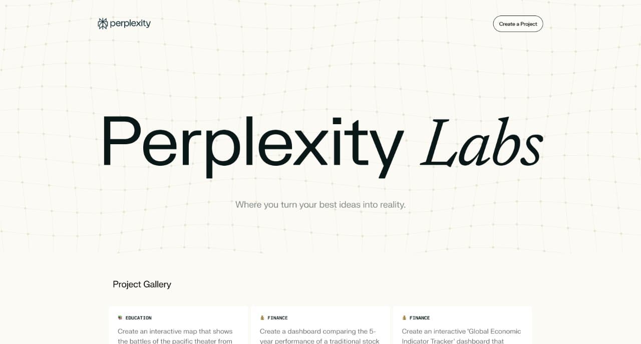Perplexity AI Labs