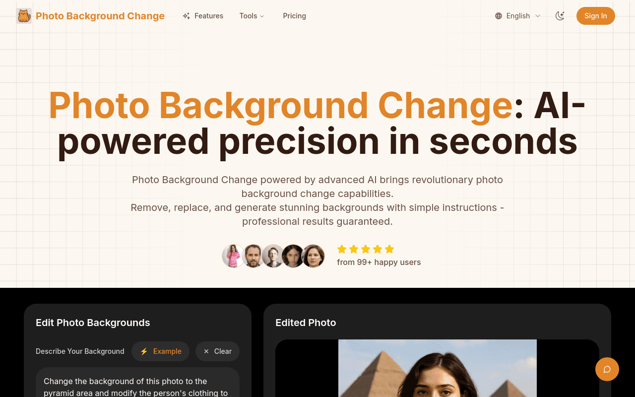 Photo Background Change