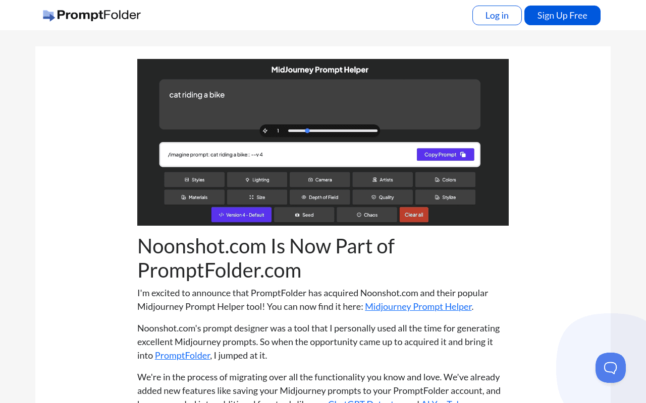 PromptFolder