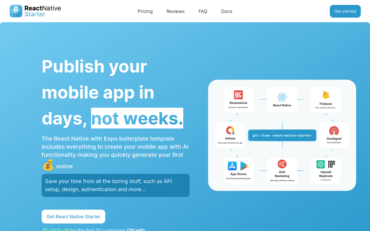 React Native Starter AI