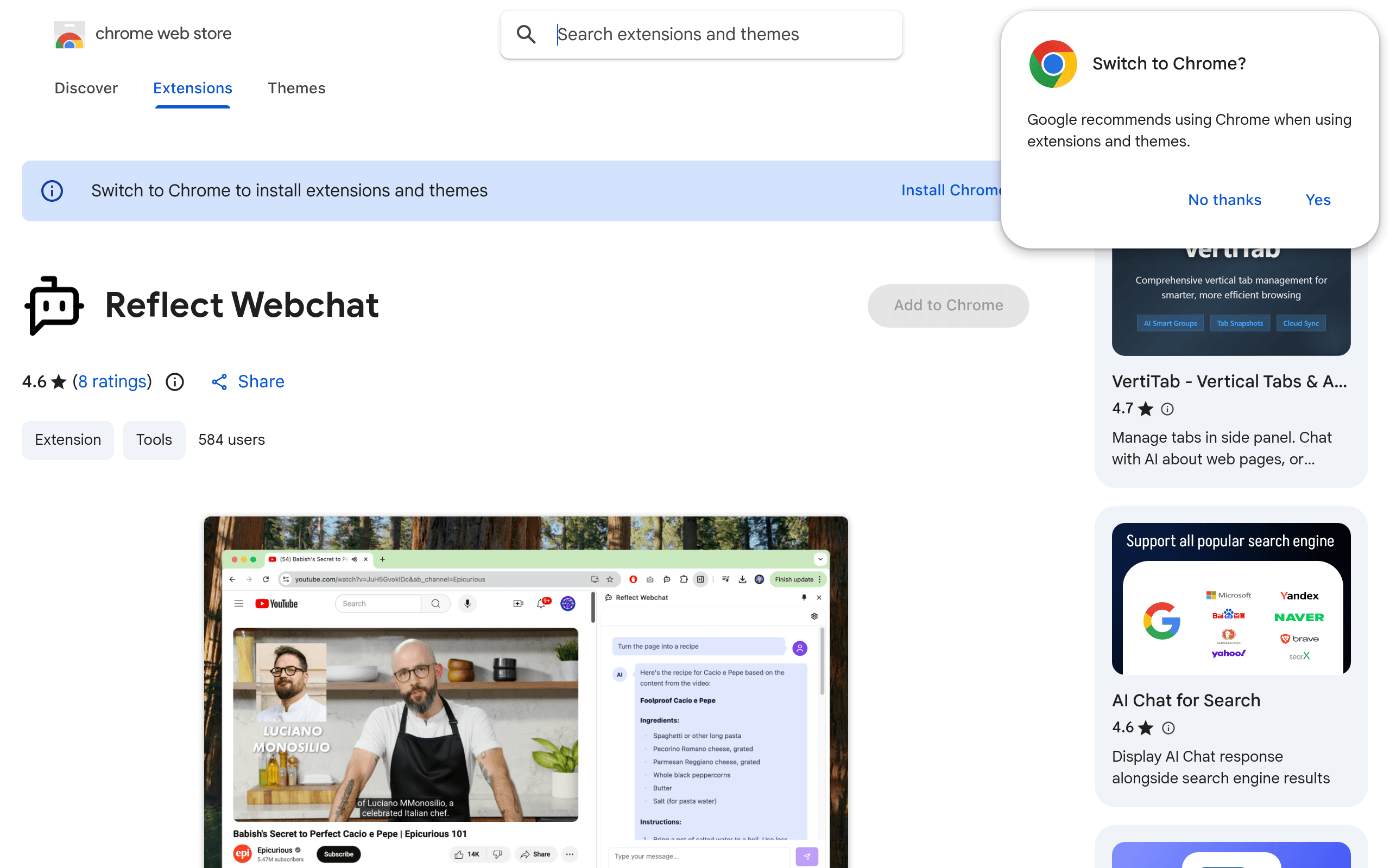 Reflect Webchat