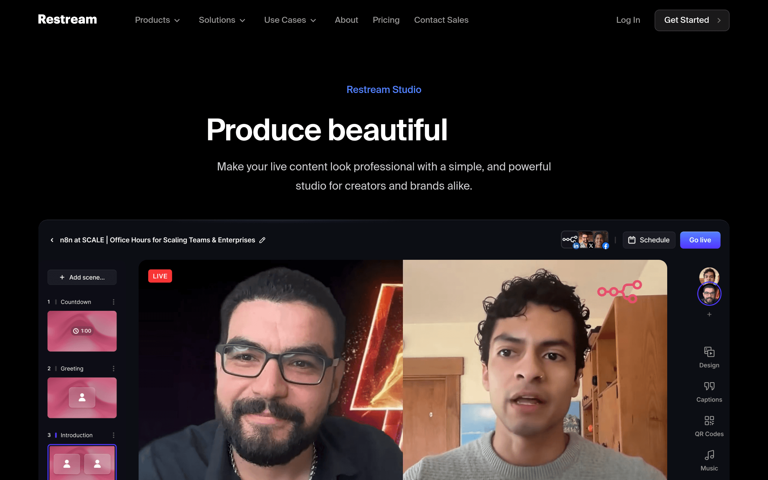 Restream Studio