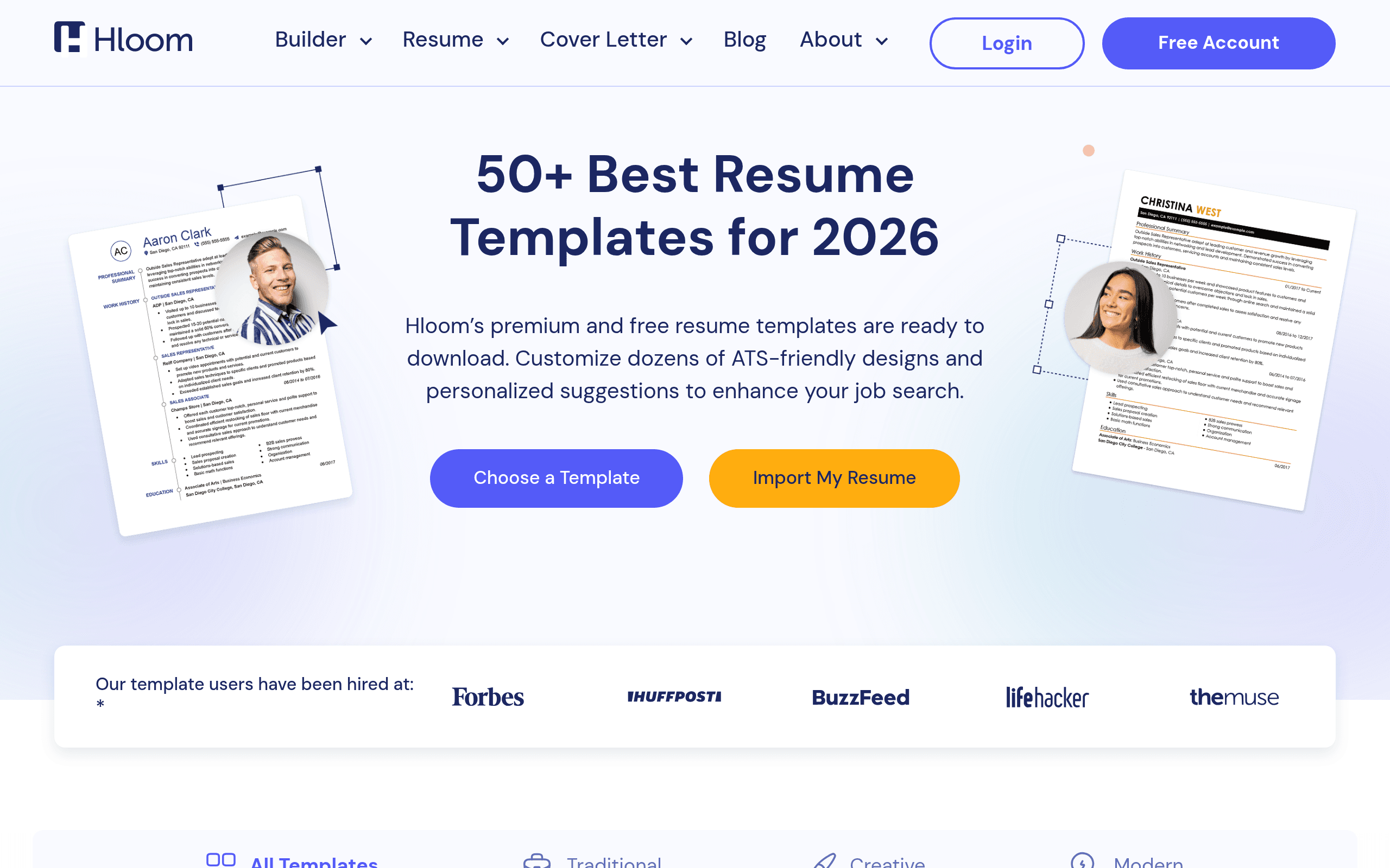 Resume Builder By Hloom