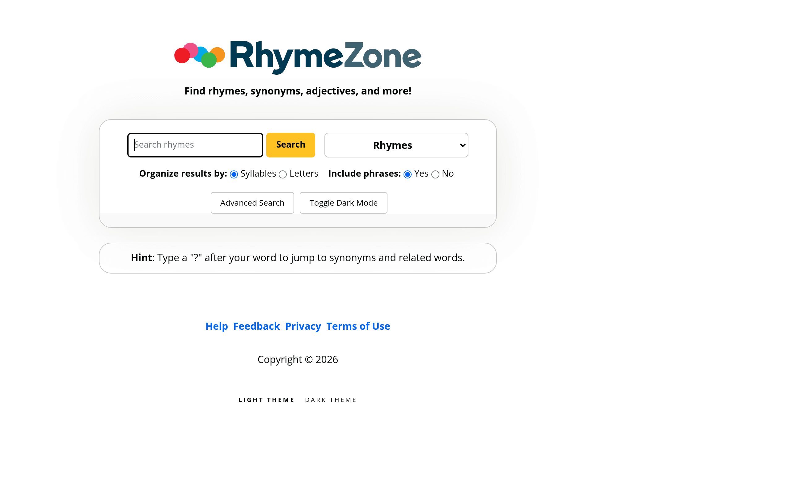 RhymeZone