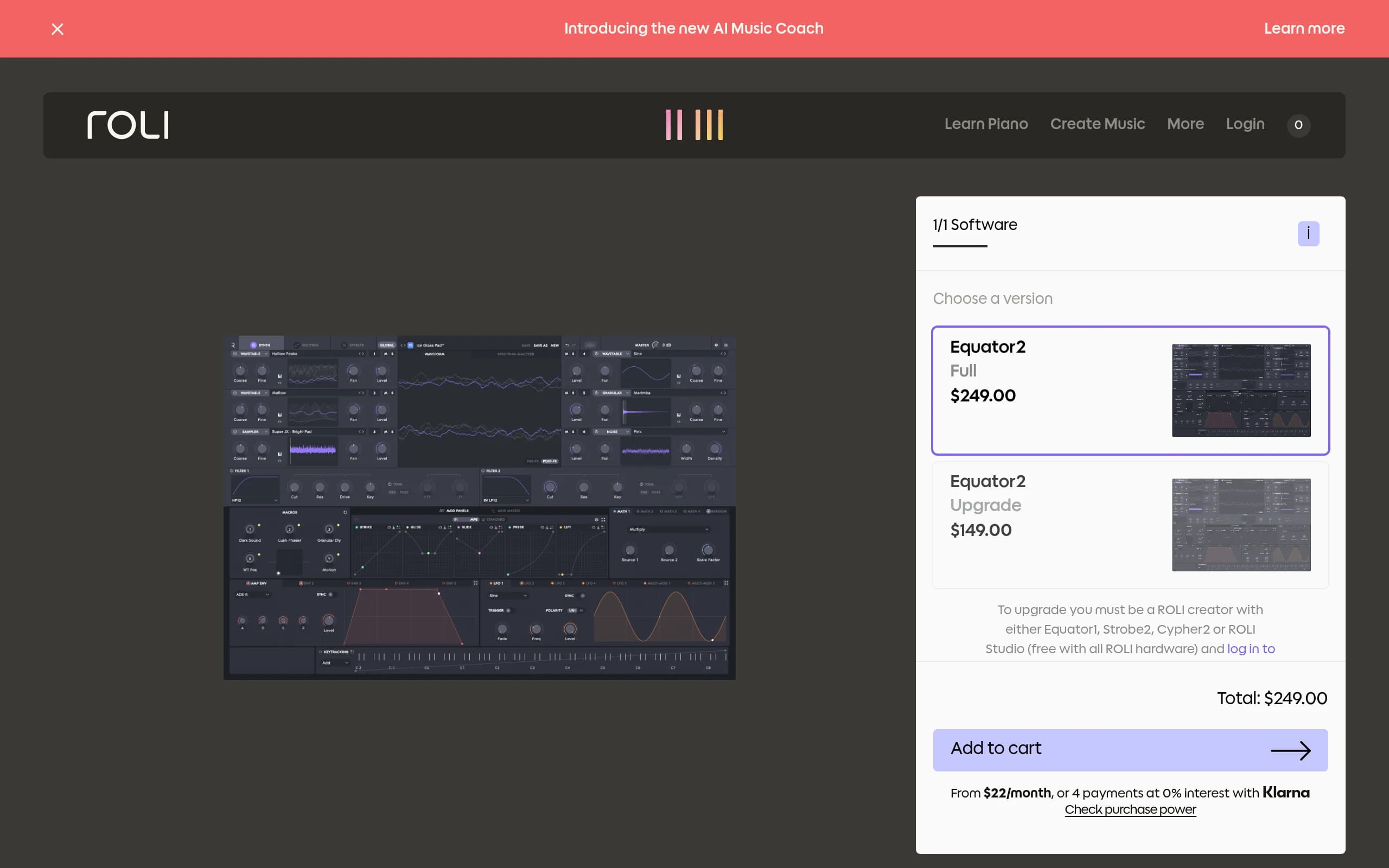 ROLI Equator2