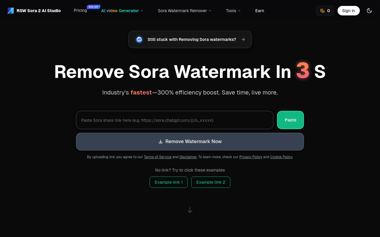 RSW Sora 2 AI Studio