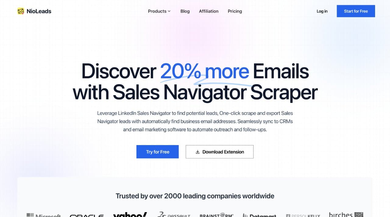 Sales Navigator Scraper by NioLeads