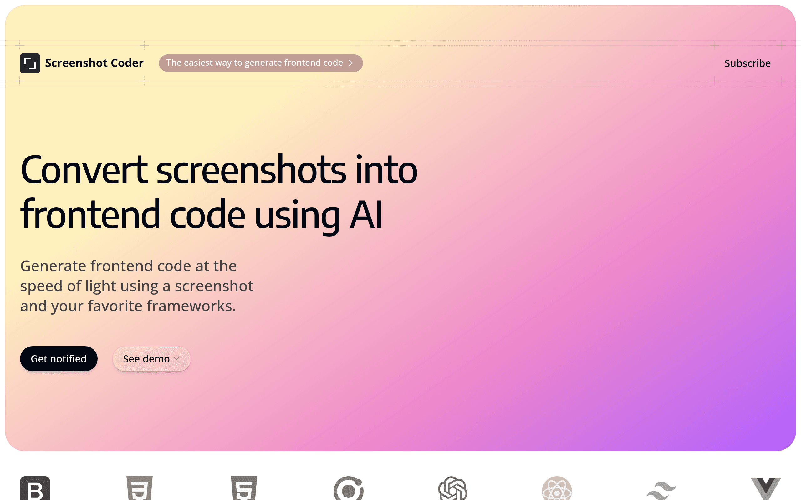 Screenshot Coder