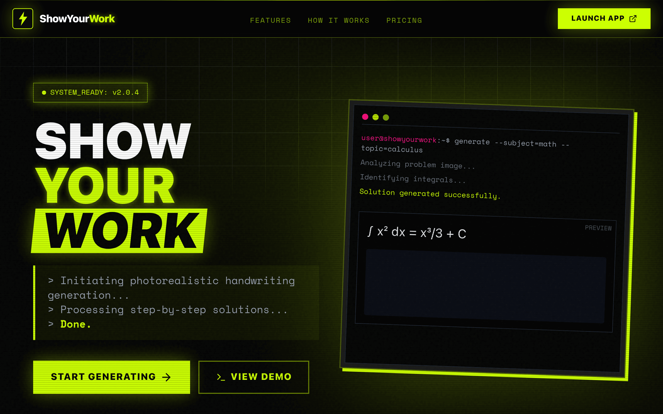 ShowYourWork