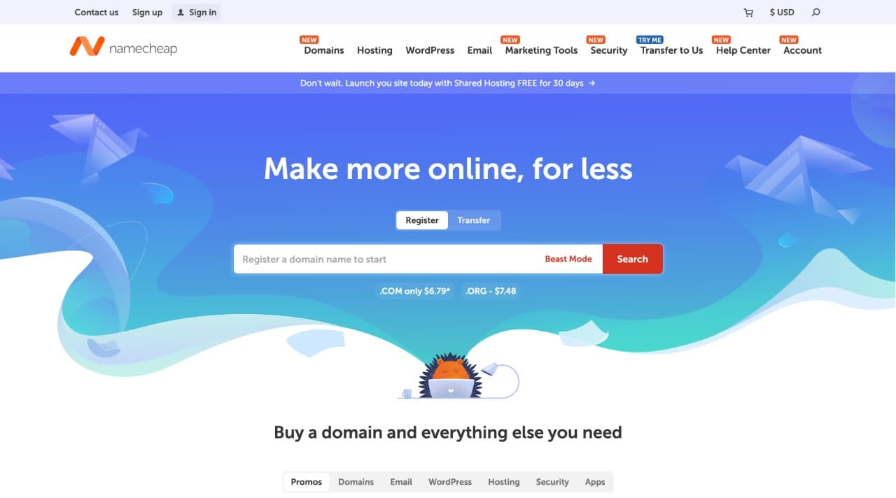 Site Maker Namecheap