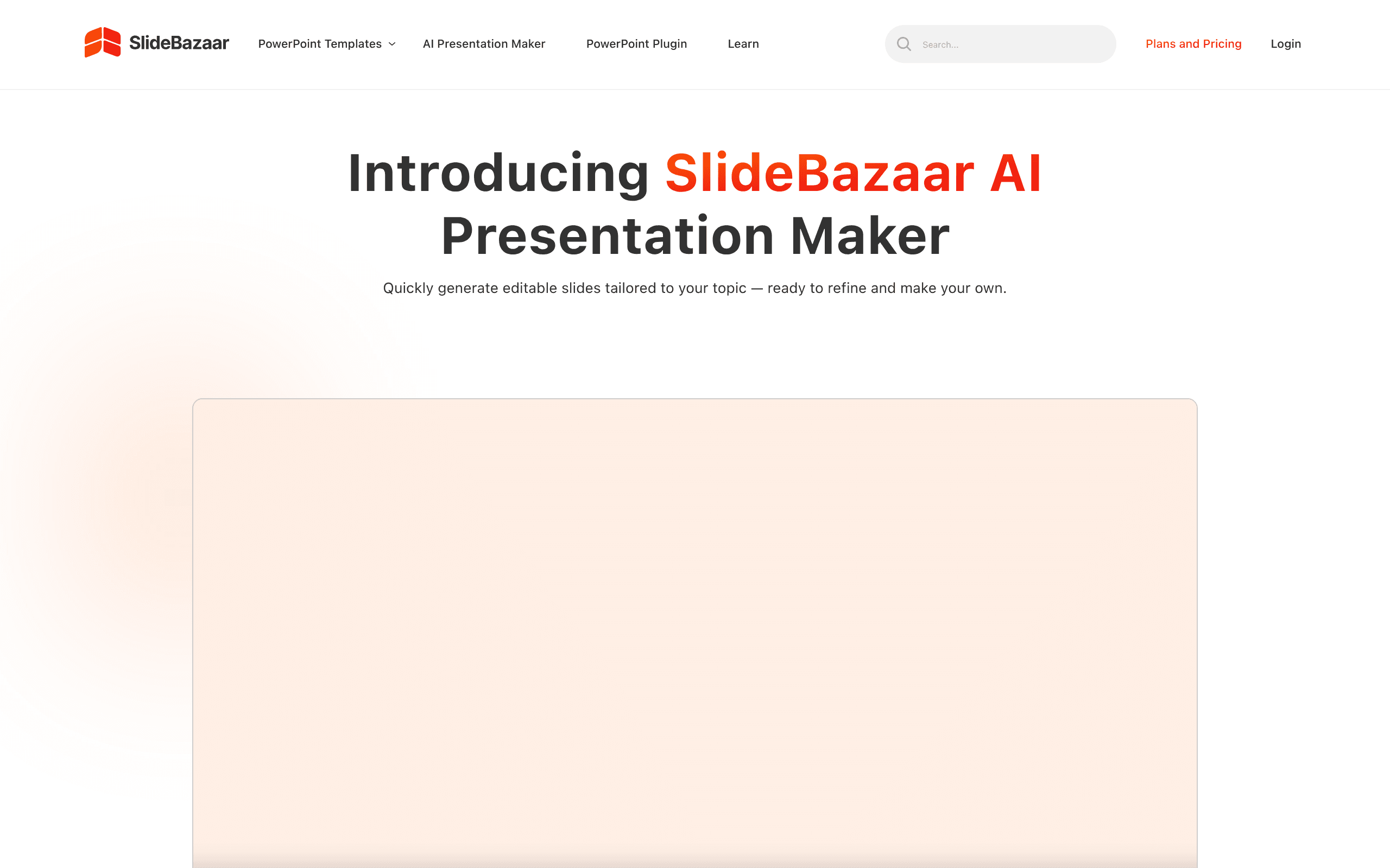 SlideBazaar AI