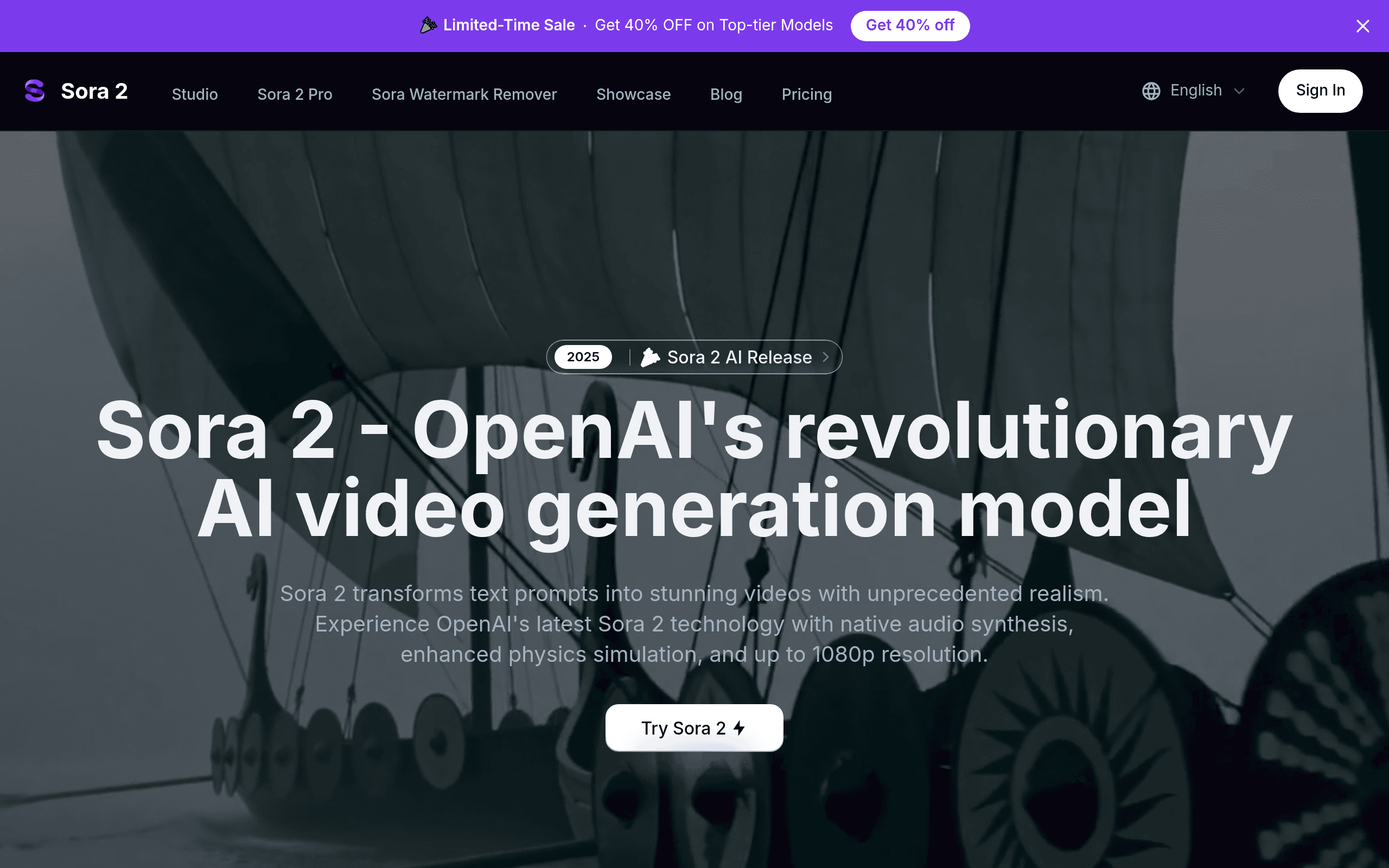 Видеогенератор Sora 2