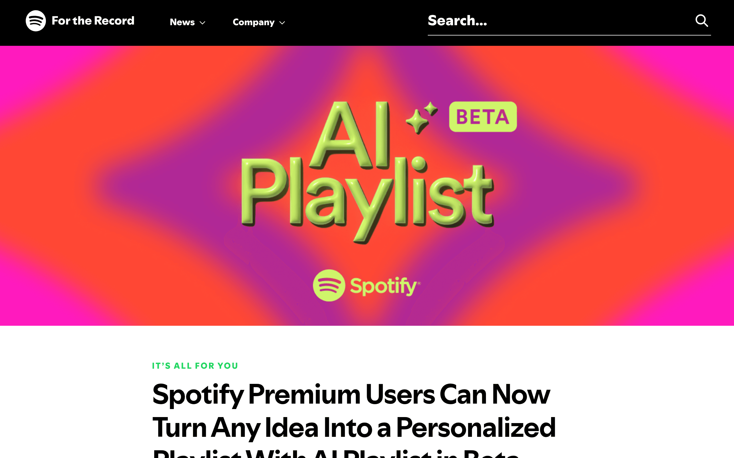 Spotify AI Playlist