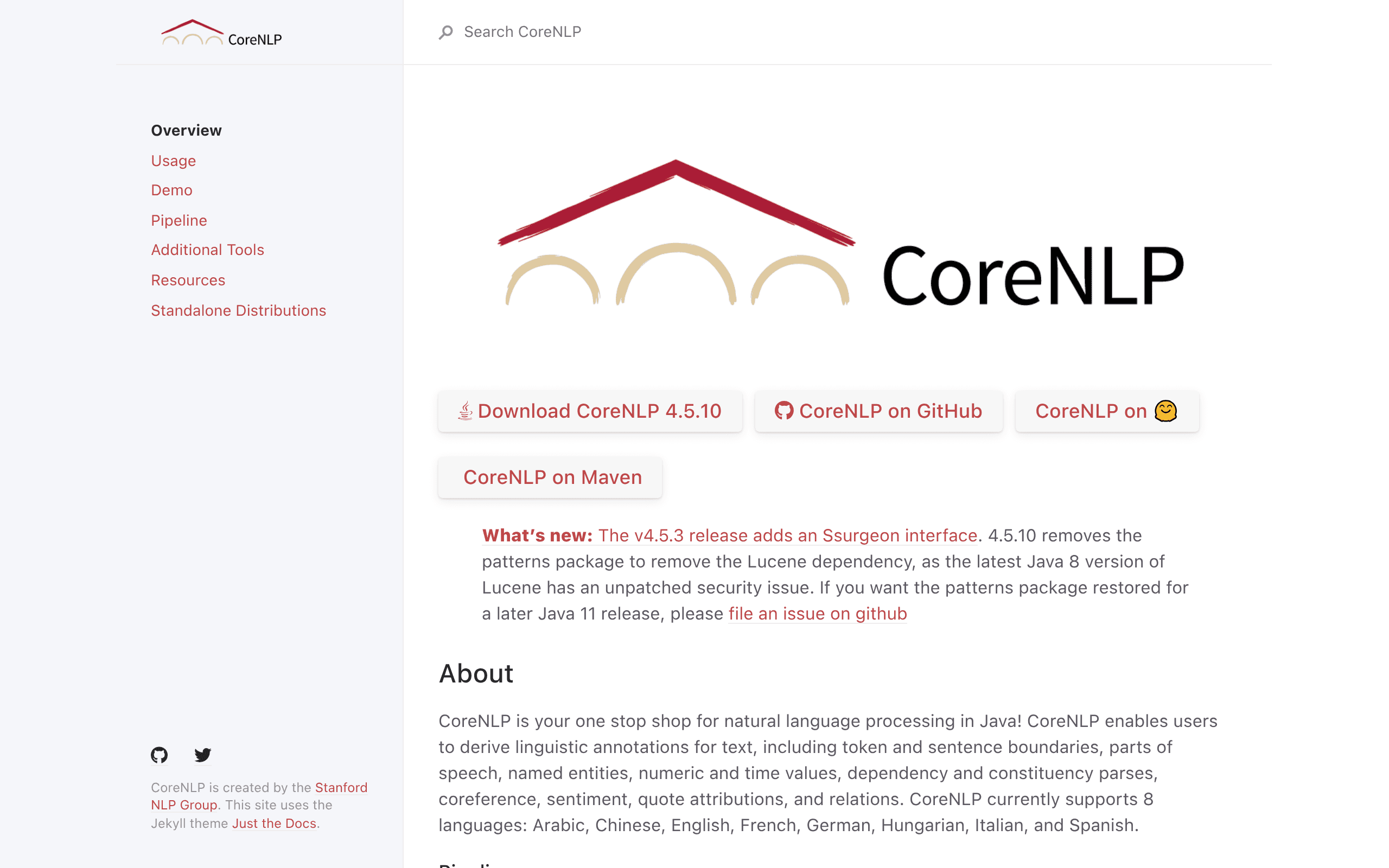 Stanford CoreNLP