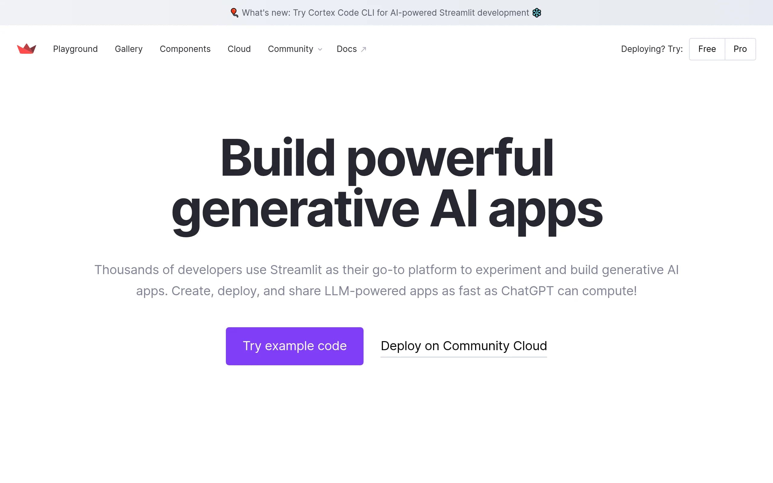 Streamlit generative ai