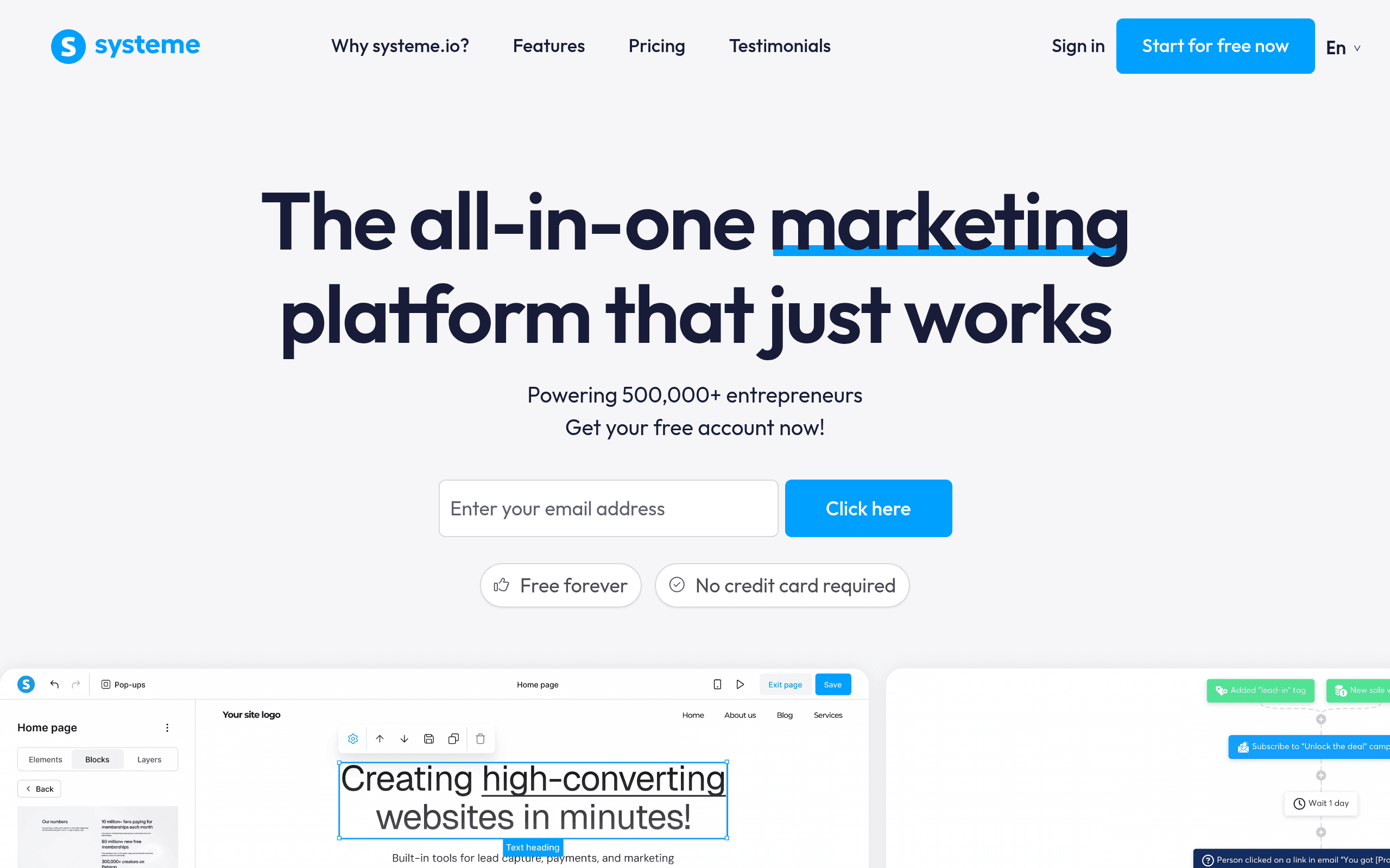 Systeme - All In One AI Business Tool