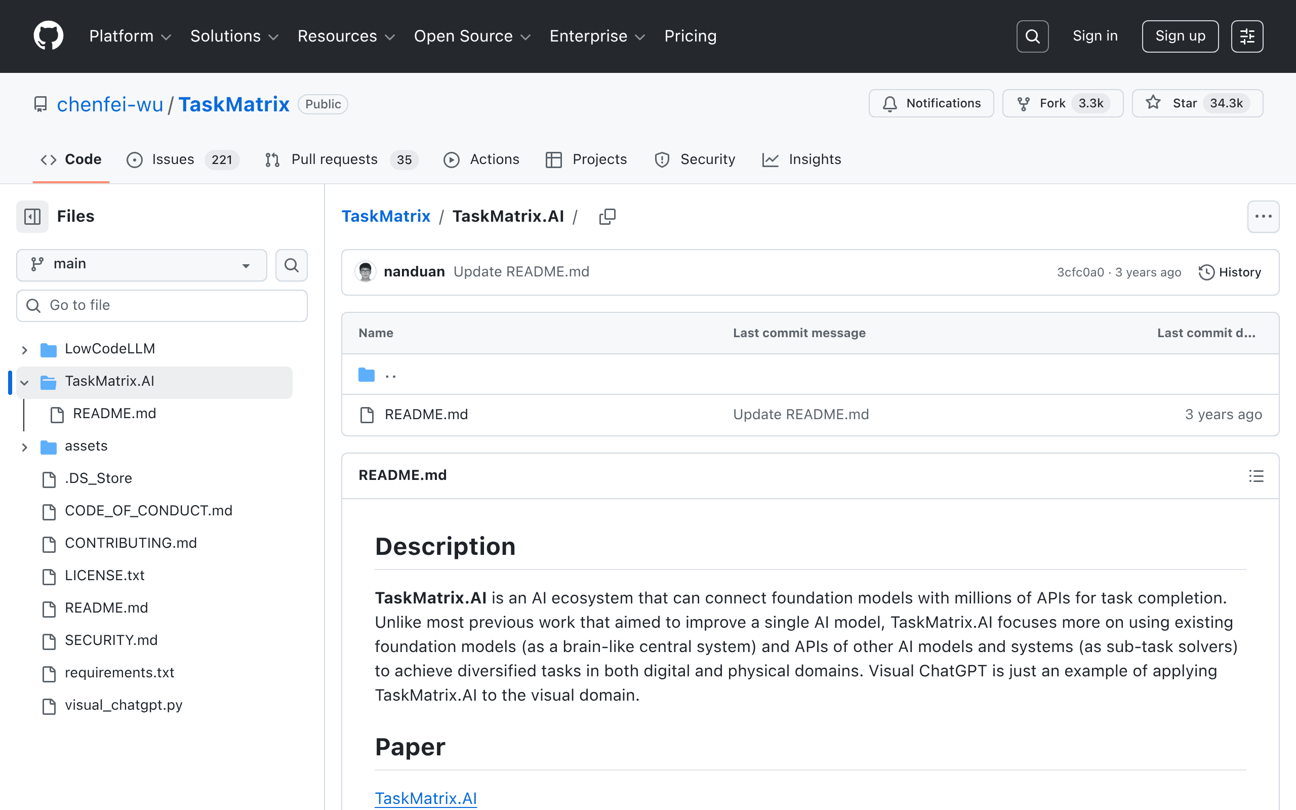 TaskMatrix.AI by Microsoft