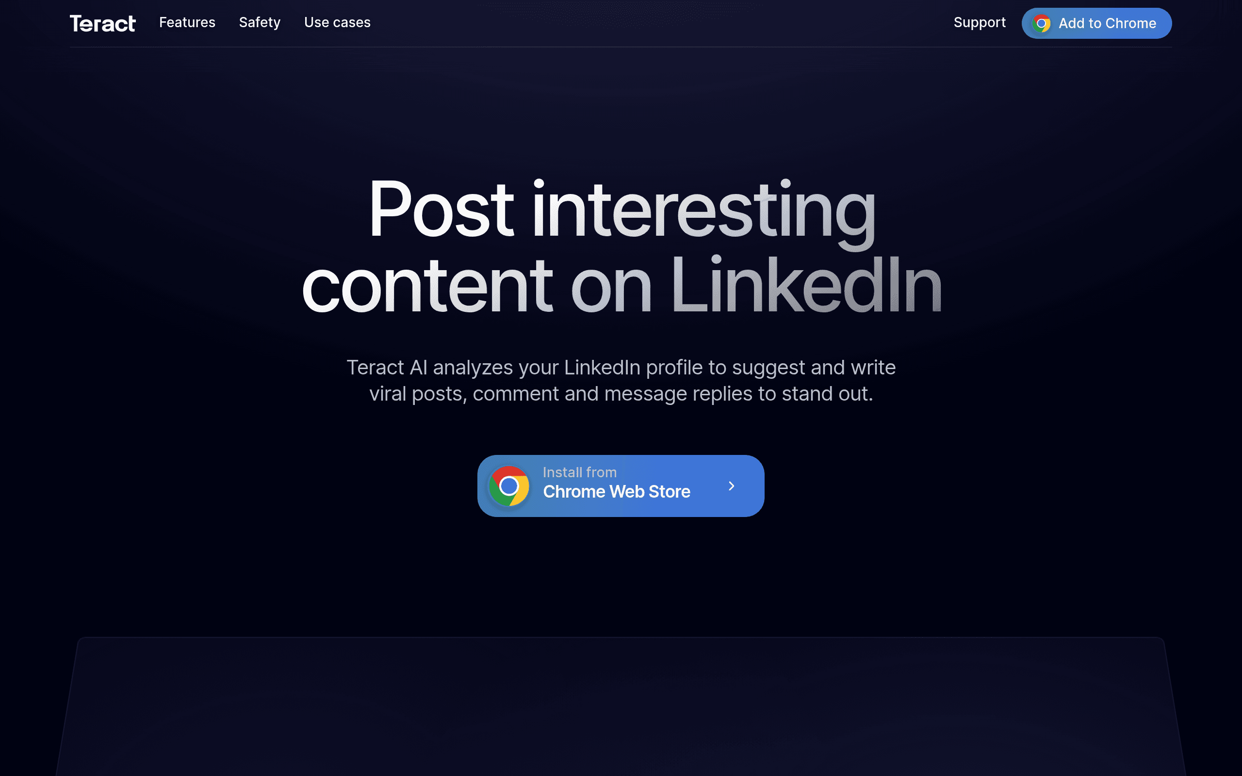 Teract LinkedIn AI Extension